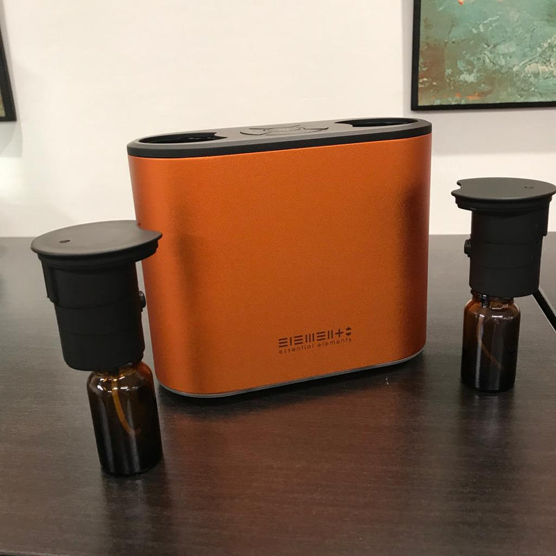 (For Purchase 5pcs essential oil redeem only) $350 Dual Nozzle Aroma Nebulizing Diffuser