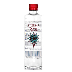 Stellar Rose Mountain Spring Water with Organic Rose 500ml (Full Case/18 bottles) Free Gift of 1 pack of alkaline water (750ml x 6 bottles)
