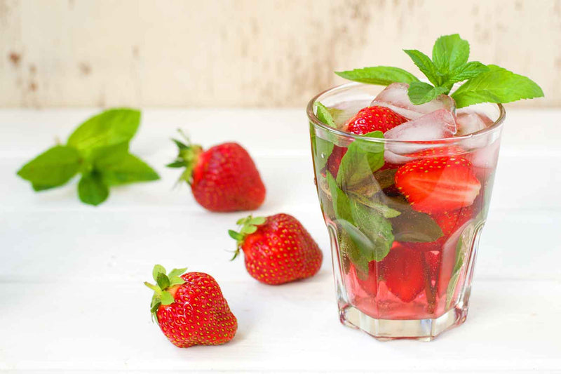 Strawberry mint soda candle fragrance